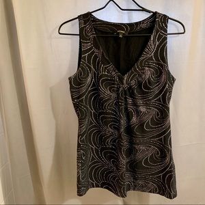 Express Sleeveless V Neck Top